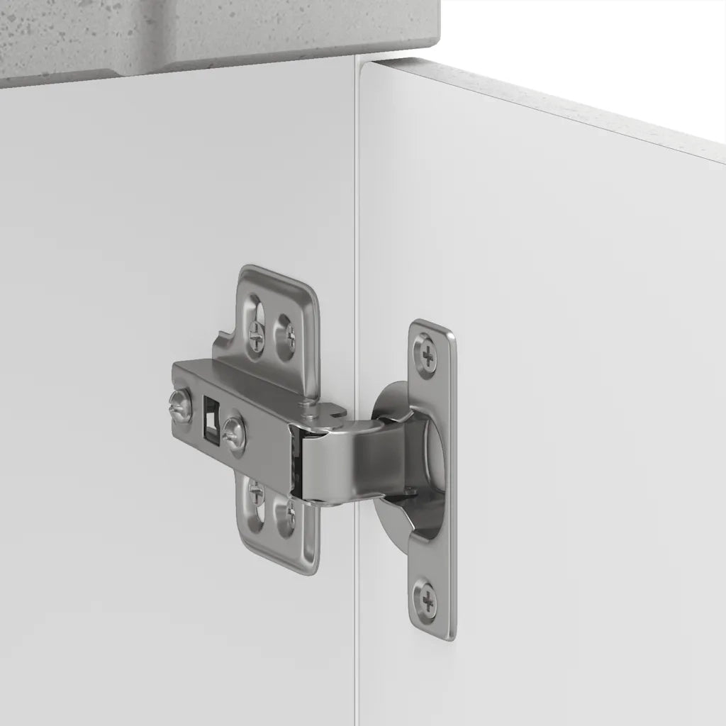 vidaXL Base da Cucina Lucca Grigio Cemento in Legno Multistrato
