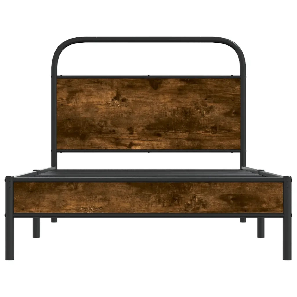 Giroletto senza Materasso Rovere Fumo 107x203 cm in Truciolato 4100352