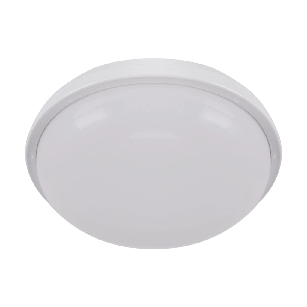 Plafoniera esterna tonda bianca Ø16 18W 4000K IP54 Struhm