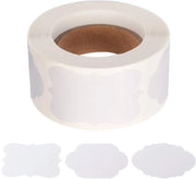 Etichette autoadesive decorative - Bianche - Manuali - 300 pezzi - Idonee per ufficio e...