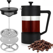 Macchina per caffè in vetro 

Modello: 123456
Capacità: 1 litro
Materiali: vetro e metallo
Colore: nero
Dimensioni: 25 x 15 x 20 cm
Peso: 2 kg
Potenza: 220V, 50Hz
Tempo di preparazione: 5 minuti