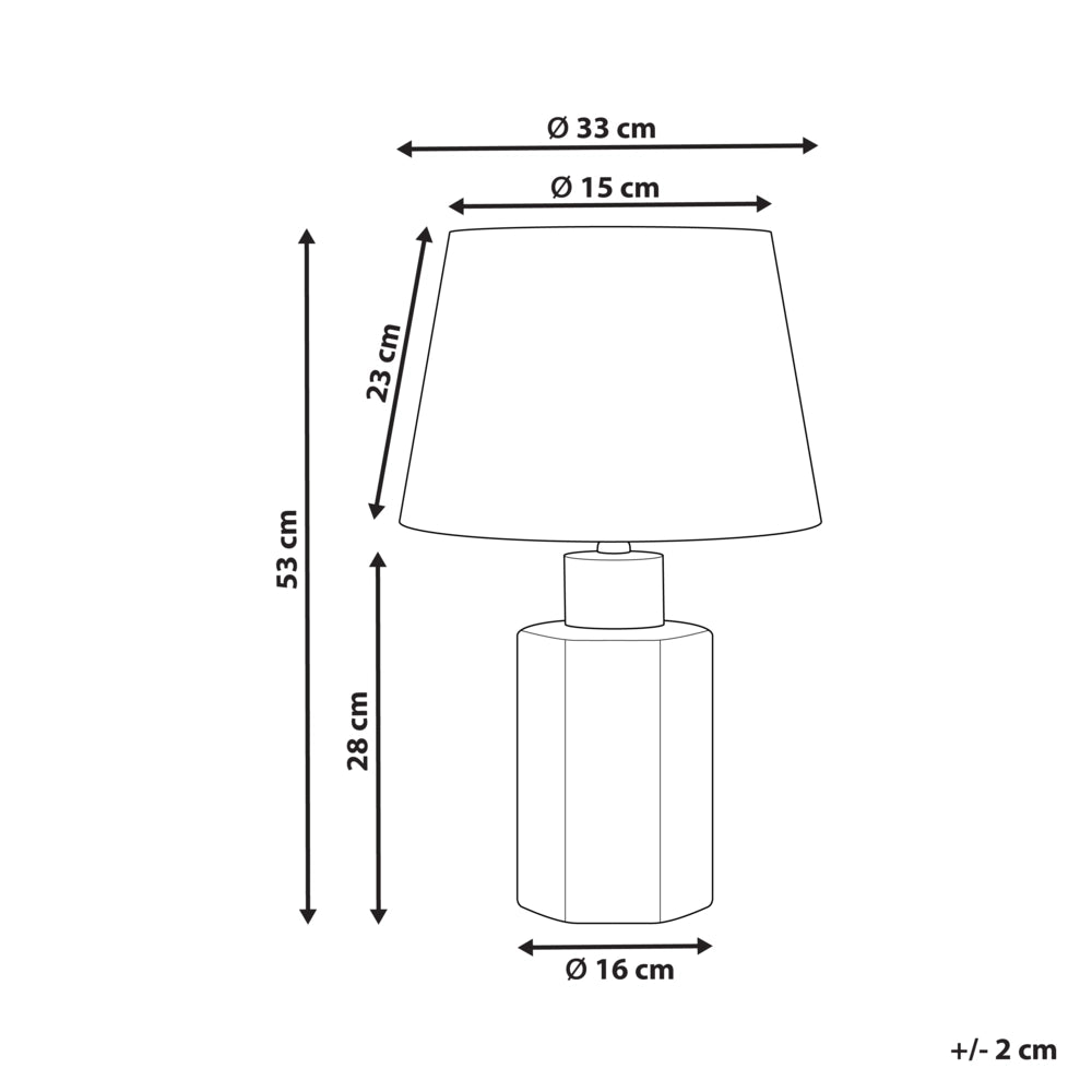 Lampada da tavolo classica con paralume in tessuto di lino base in porcellana bianco e blu 53 cm elegante retrò classico camera da letto soggiorno