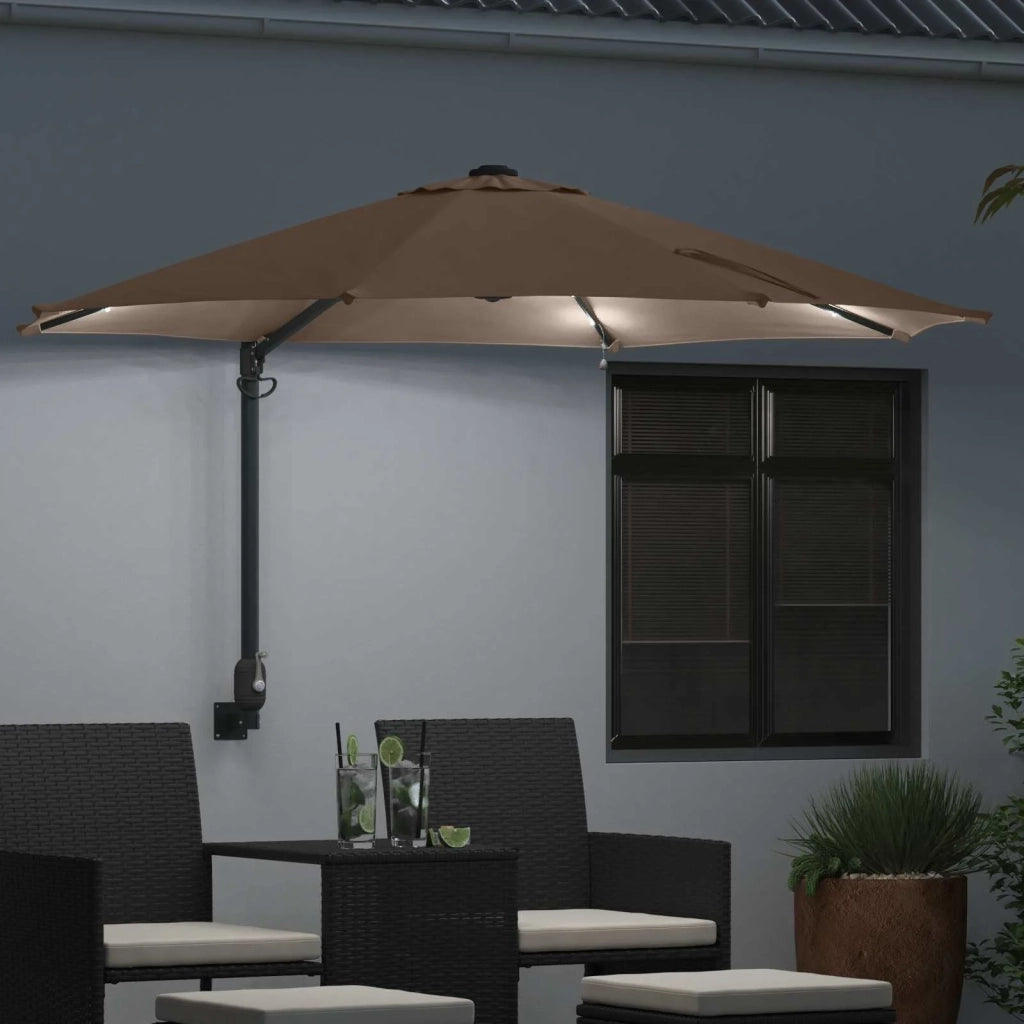Ombrello da giardino Talpa 248 x 248 x 148 cm 42003246