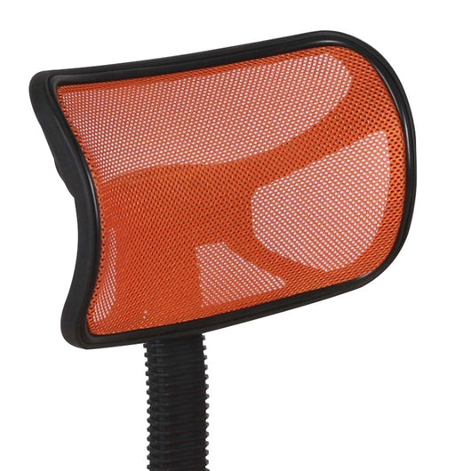 Sparky - sedia da ufficio in poliestere e nylon arancio