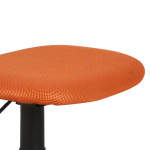 Sparky - sedia da ufficio in poliestere e nylon arancio