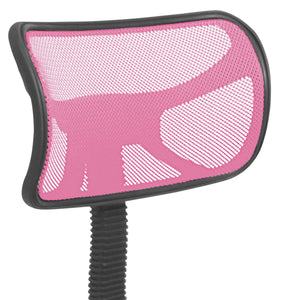 Sparky - sedia da ufficio in poliestere e nylon rosa