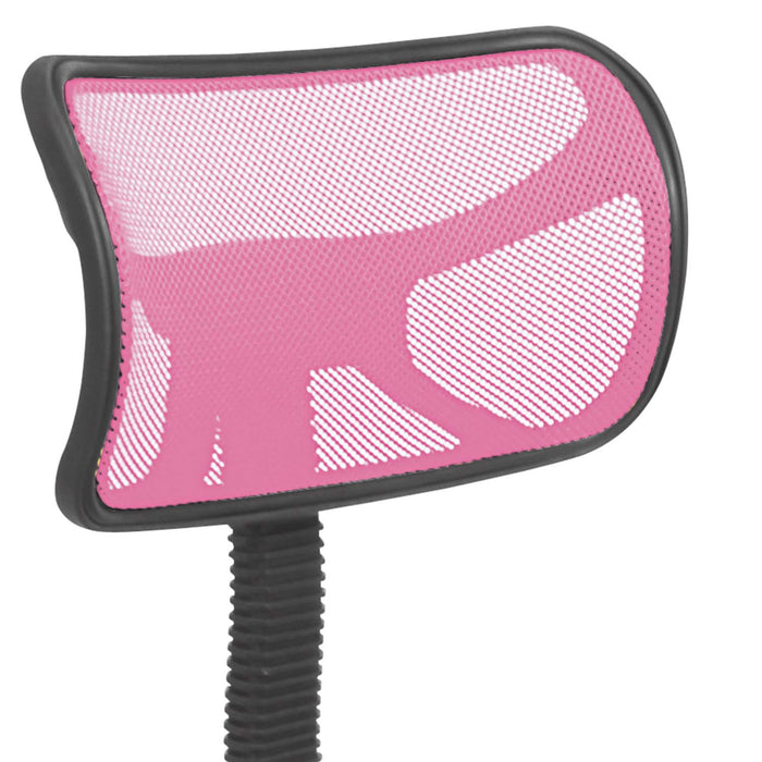 Sparky - sedia da ufficio in poliestere e nylon rosa