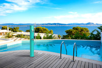 Mini Doccia Solare da Giardino 20L Miscelatore Lavapiedi e Doccetta Verde Opalino