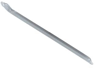 SAETTE A U IN FERRO ZINCATO PER PALI DA RECINZIONE- - cm.120h. sezione mm.25x12 - 10 pezzi