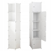 Scaffale a Colonna Modulare 185x39x37 cm Ideale per Vestiti e Accessori