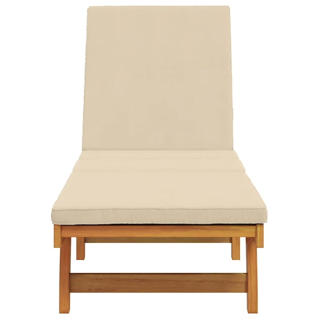 Lettino da Lettino sole | Sdraio da giardino | Lettino da sole Marrone 199 x 63 x 85 cm