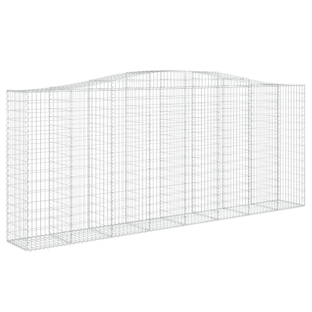 Cesto Gabbione ad Arco 400x50x160/180 cm Ferro Zincato