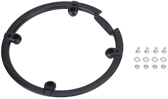 Ring di protezione catena bicicletta leggero - Adatto per M430/M590/M390 - Facile da installare - Nero - Protezione anello catena cricotto