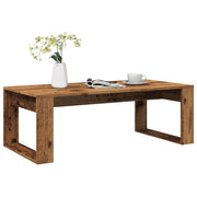 vidaXL Tavolino da Salotto Legno Antico 102x50x35 cm in Truciolato