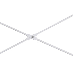 Lilas - libreria in legno e metallo 3 ripiani bianco