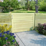 Cancello da Giardino in Legno di Pino Impregnato 75x100 cm 45332