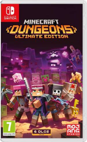 Nintendo minecraft dungeons ultimate edition inglese, ita nintendo switch - 10008746