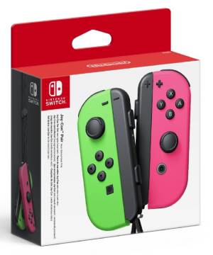 Nintendo joy-con nero, verde, rosa bluetooth gamepad analogico/digitale nintendo switch - 2512366