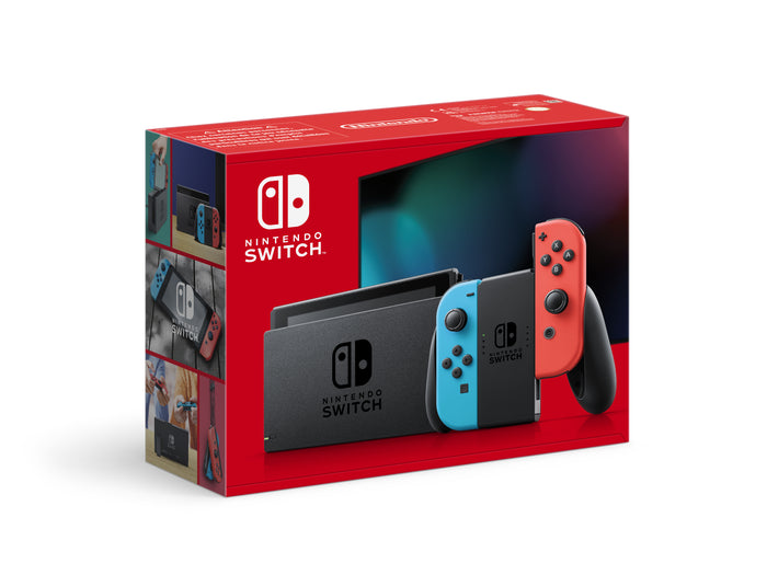 Nintendo switch rosso neon/blu neon [ed.2022], schermo 6.2 pollici - 10010570