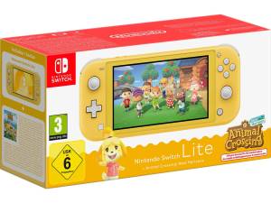 Switch lite console animal crossing yellow - 10017605