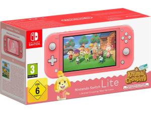 Switch lite console animal crossing coral - 10017609