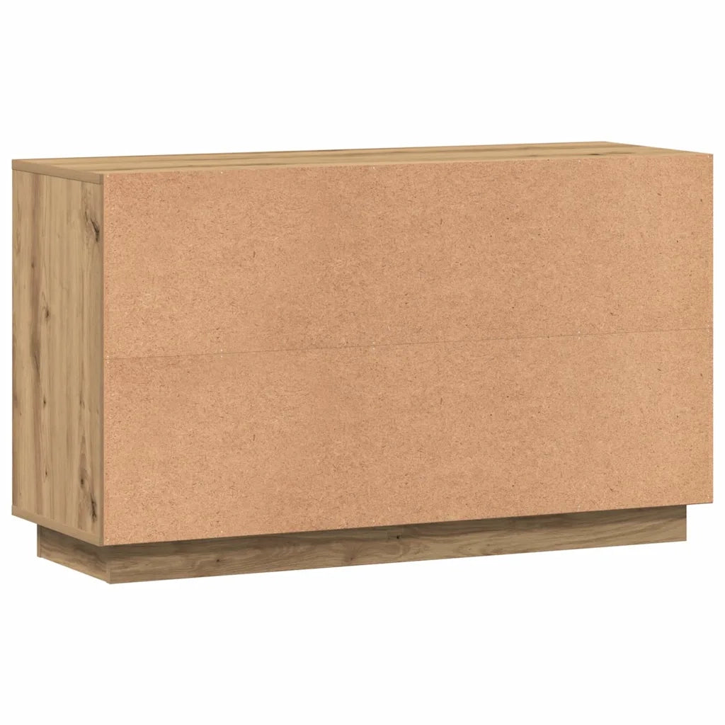 Credenza Rovere Artigianale 102x35x60 cm in Legno Multistrato 857138