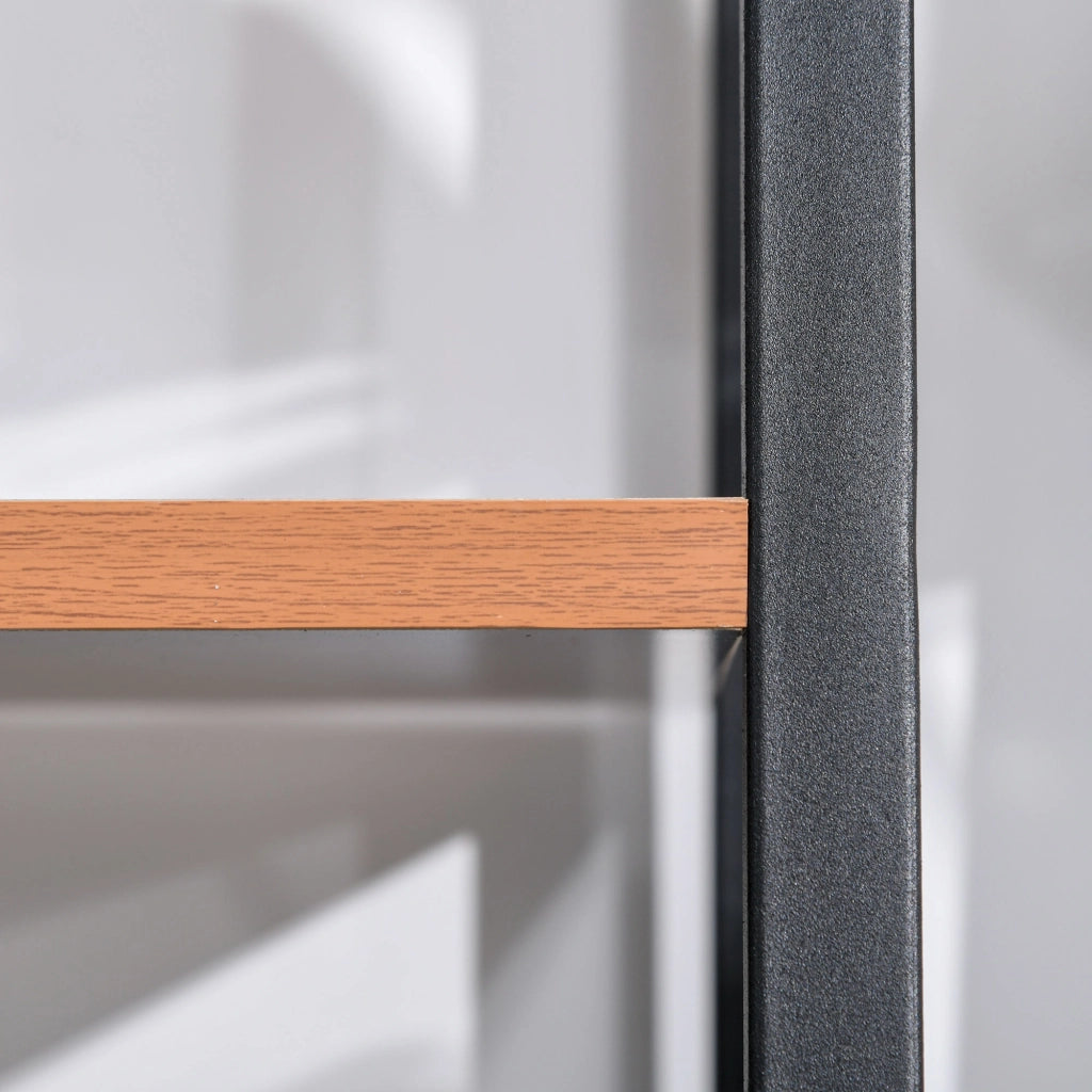 Libreria Scaffale Industriale con 4 Ripiani ¨C zephmum ¨C Marrone 60x35x145 cm