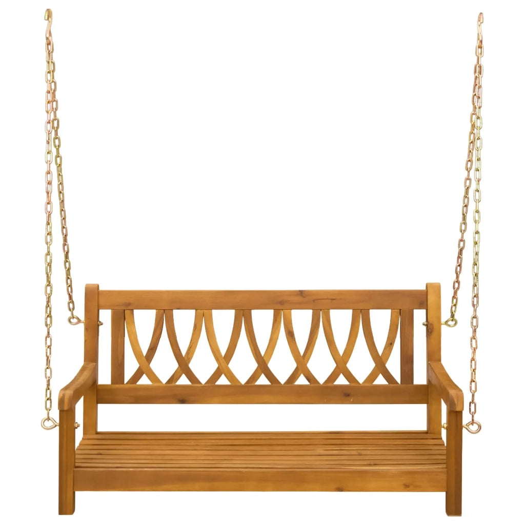 Panchina Altalena da Giardino Naturale 110 x 56 x 58 cm 42028086