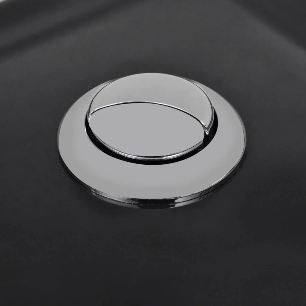 WC angolare in ceramica con vaso e sedile nero 02_0003589