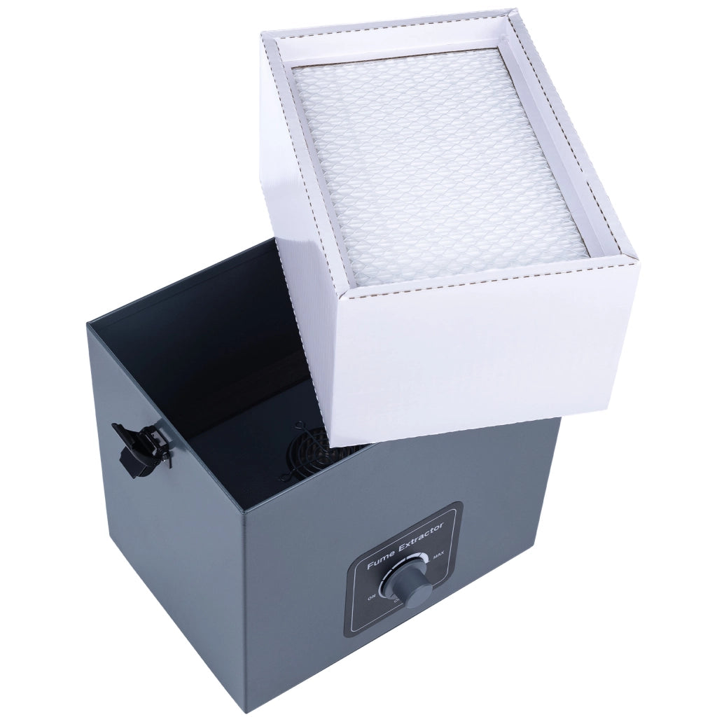 Estrattore di Fumi SR80 – Aspiratore di Fumi 80W | 160 m³/h, 99,97% Filtrazione | Tubo 0,75 m