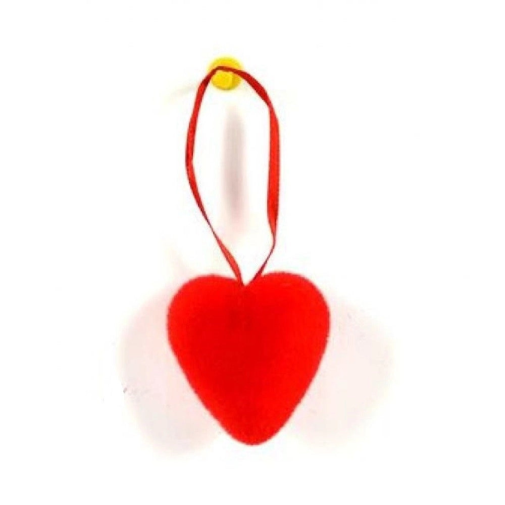 Trade Shop - Set Da 12 Pz. Appendini Cuori Cuoricini 4cm 18a010-40k Decorazioni San Valentino -