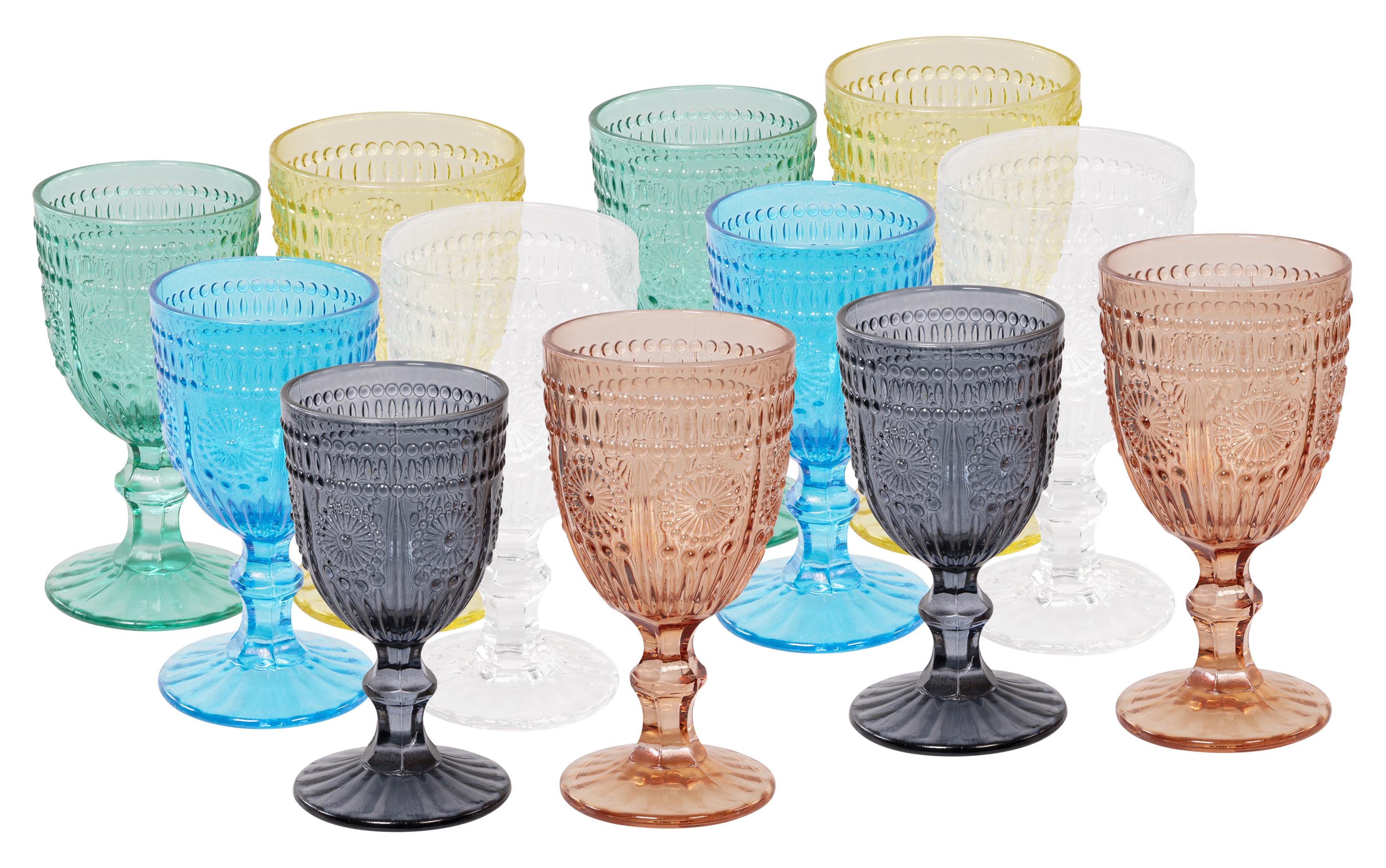 Set 12 calici Grace Colors