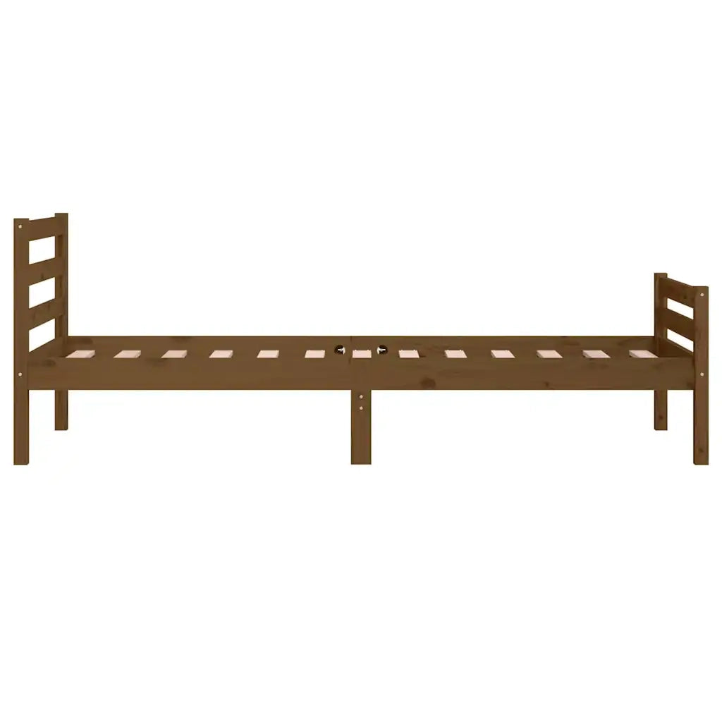 Giroletto senza Materasso-Struttura Letto Ambra in Legno Massello 75x190 cm 242527