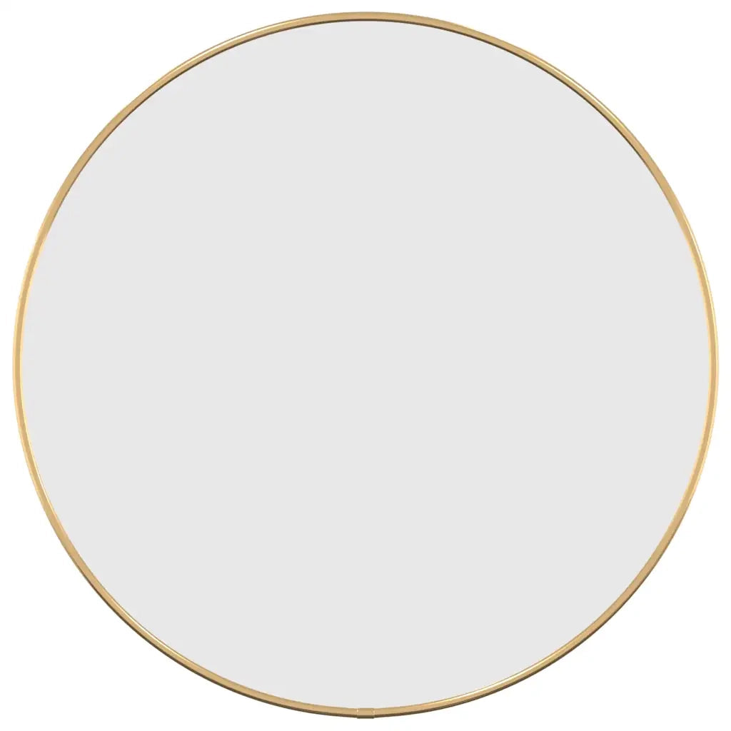Specchio da Parete-Specchio a muro Dorato ? 50 cm Rotondo
