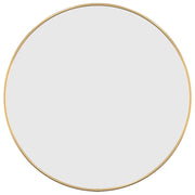 Specchio da Parete-Specchio a muro Dorato ? 50 cm Rotondo