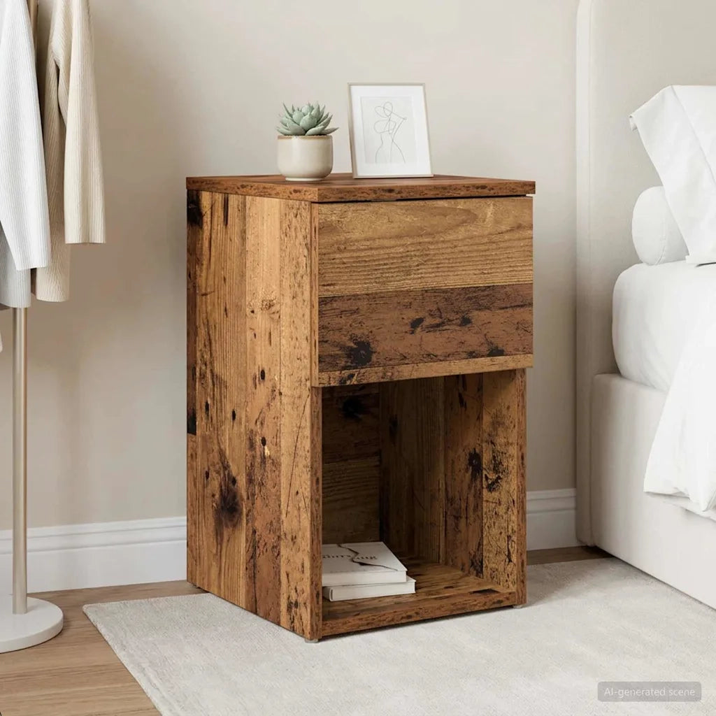 Armadietto per letto Legno antico 29 x 31,5 x 49 cm CFW2189191