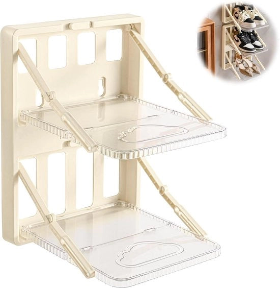 Rack di Stoccaggio per Scarpe Pieghevole - Organizzatore Multifunzionale per Scarpe per Famiglie - Armadio per Scarpe a Risparmio di Spazio - Bianco Alta 

Modello: 
Specifica: 
Codice: