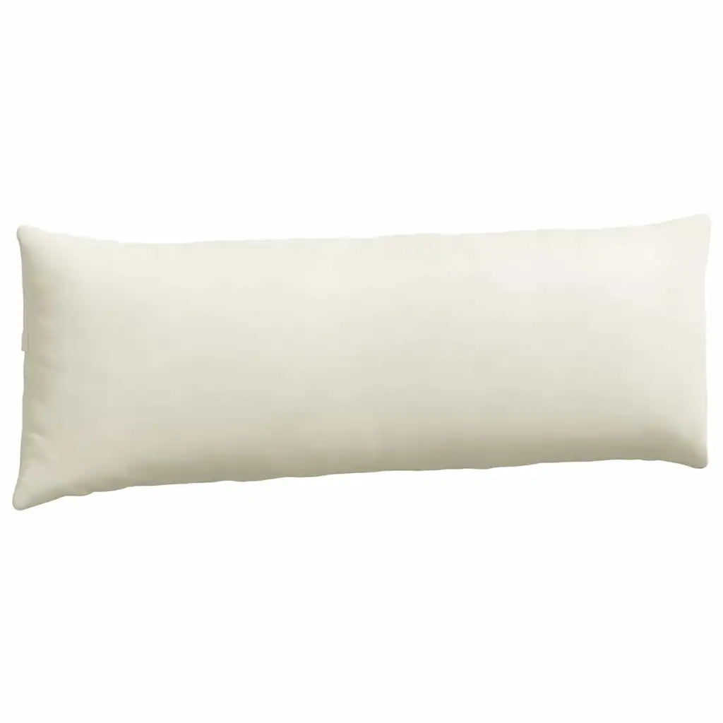 Cuscini da Divano 2 pcs Crema 120 x 40 cm Tessuto in Cords