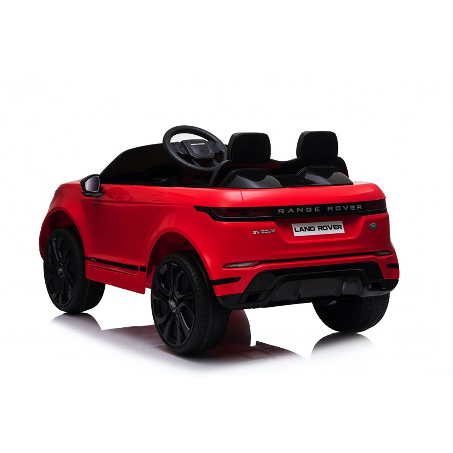 Macchina Elettrica per Bambini Licenza Land Rover Evoque 12V con Telecomando Rosso