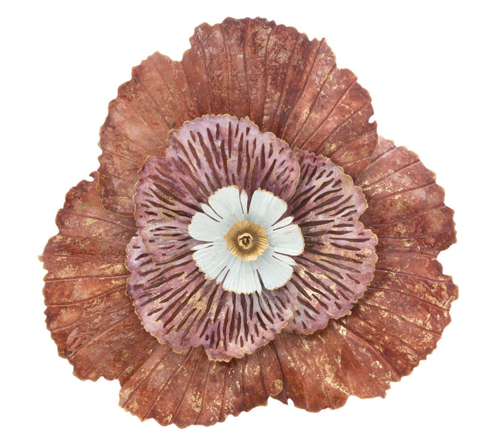 Pannello Bunga 73,5x11x72 cm in Ferro Multicolor