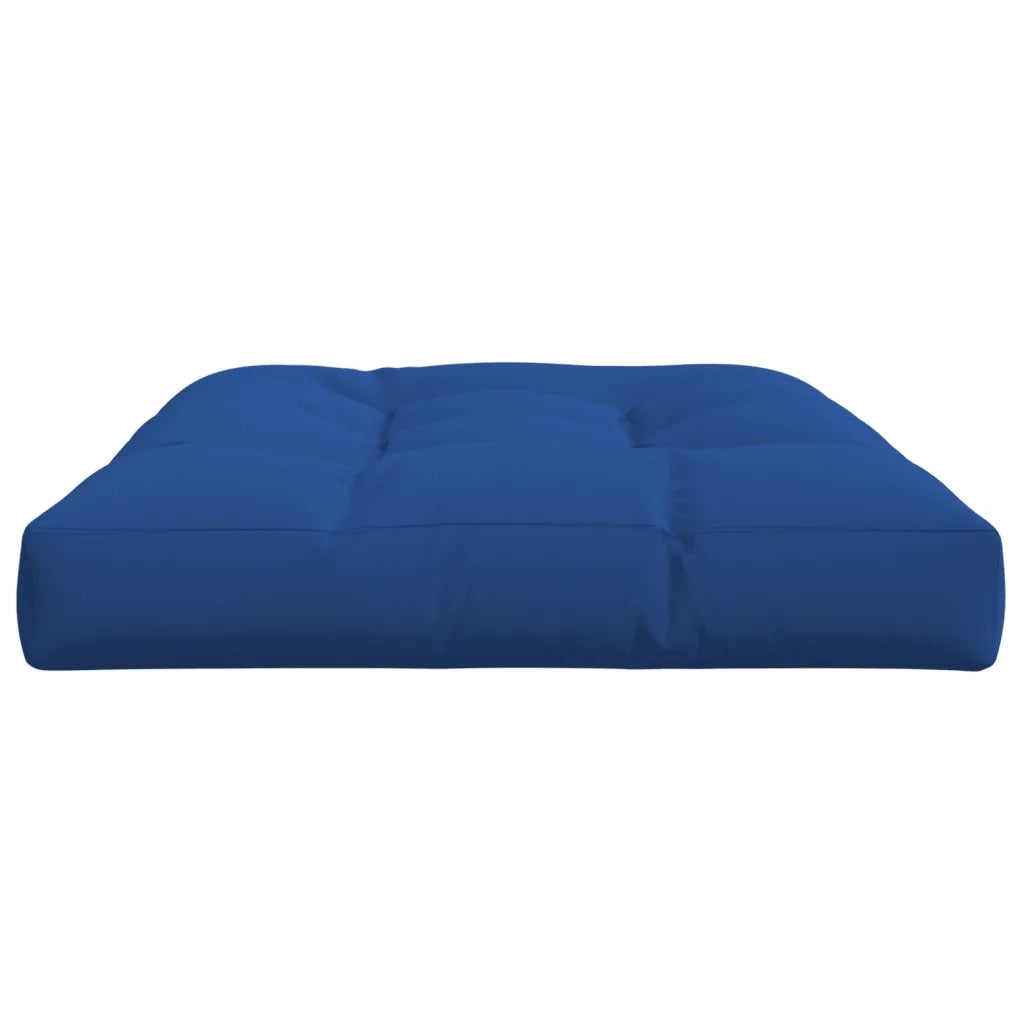 Cuscino per Pallet Blu Reale 120x80x12 cm in Tessuto