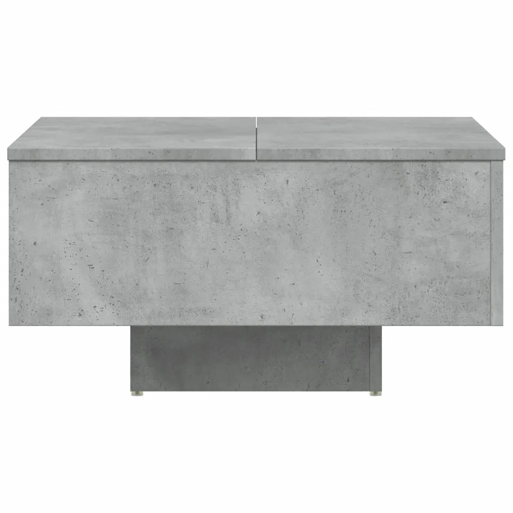 Tavolino da salotto | Tavolino da caff¨¨ | Tavolino da Soggiorno Grigio Cemento 60x60x31,5 Legno Multistrato