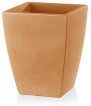 Vaso 33x33x41 cm in Polietilene Quadro Veneto 40 Anticato