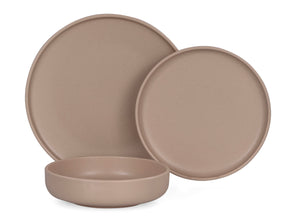 Set 18 piatti Skandik Pepper Sand