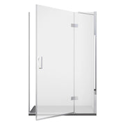 Porta Parete Doccia 80 cm 1 Anta Battente in Cristallo Trasparente 8mm H195 Bonussi Isabel