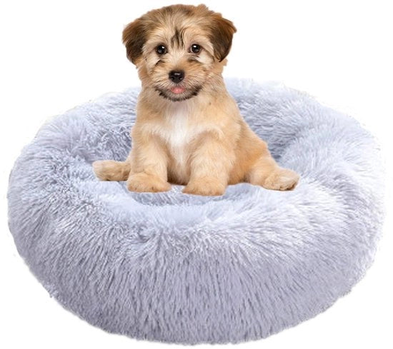 Letbebebe per Gatti Rond - morbido/Cuscino - morbido/Donut - impermeabile - antiscivolo - lavabile - bordo di sicurezza - culla per cani