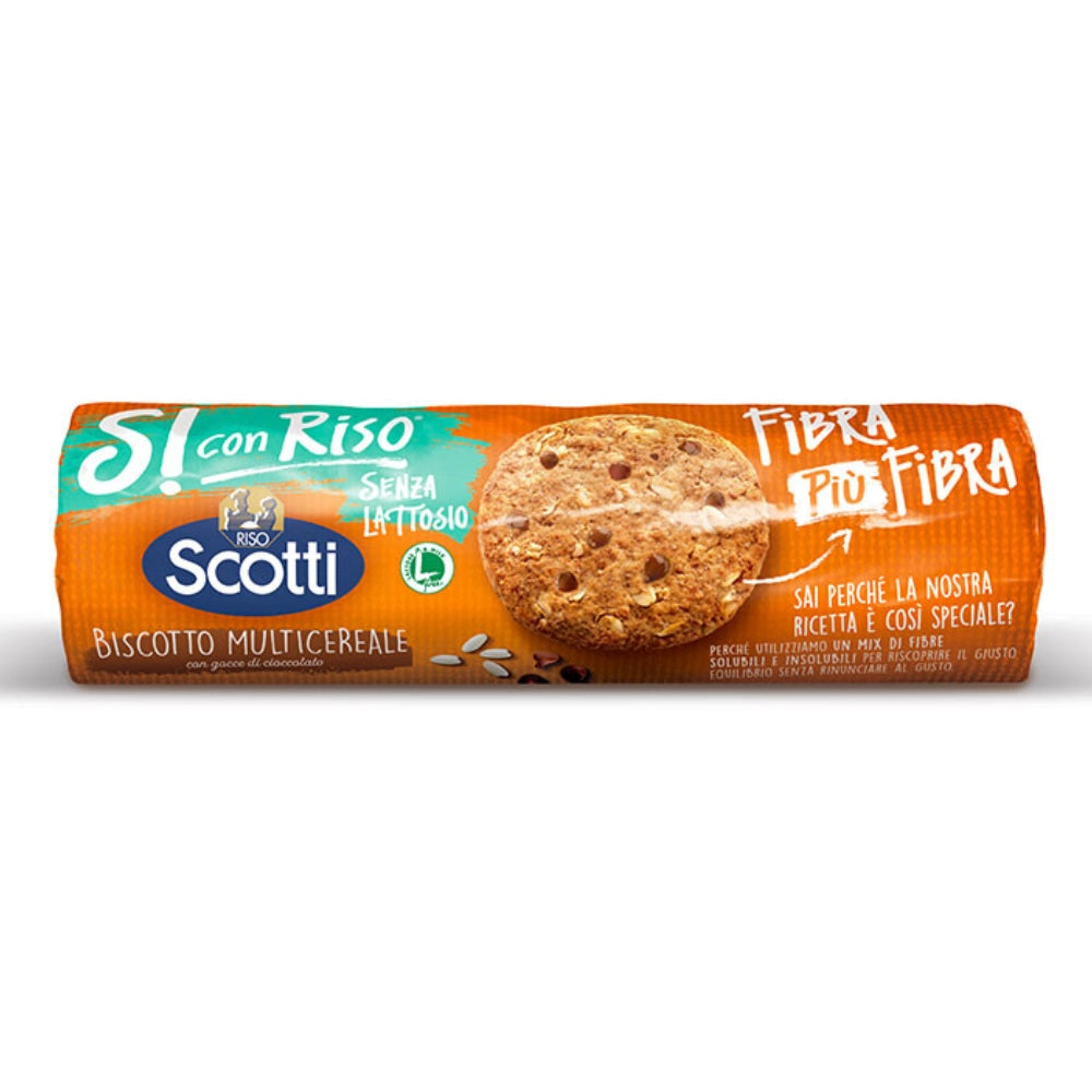 Scotti si riso biscotto multicereale gocce di cioccolato 3 pezzi da 250 grammi