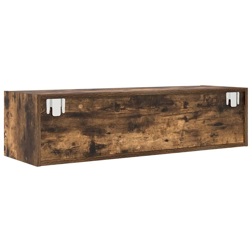 Mobile TV Rovere fumo 100 x 31 x 25,5 cm Legno multistrato 861530