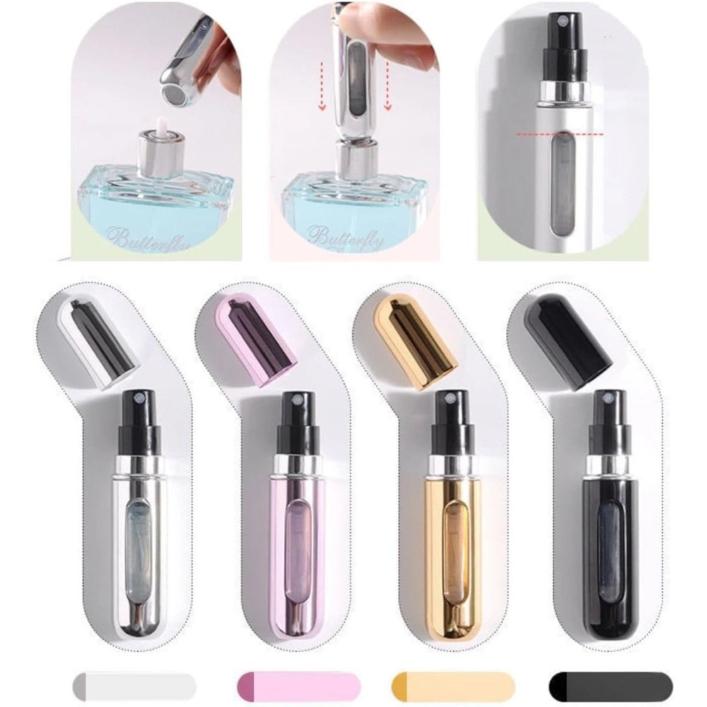 Trade Shop - Spruzzatore Di Profumo 5ml Ricaricabile Nebulizzatore Per Profumi Viaggi Vacanze -