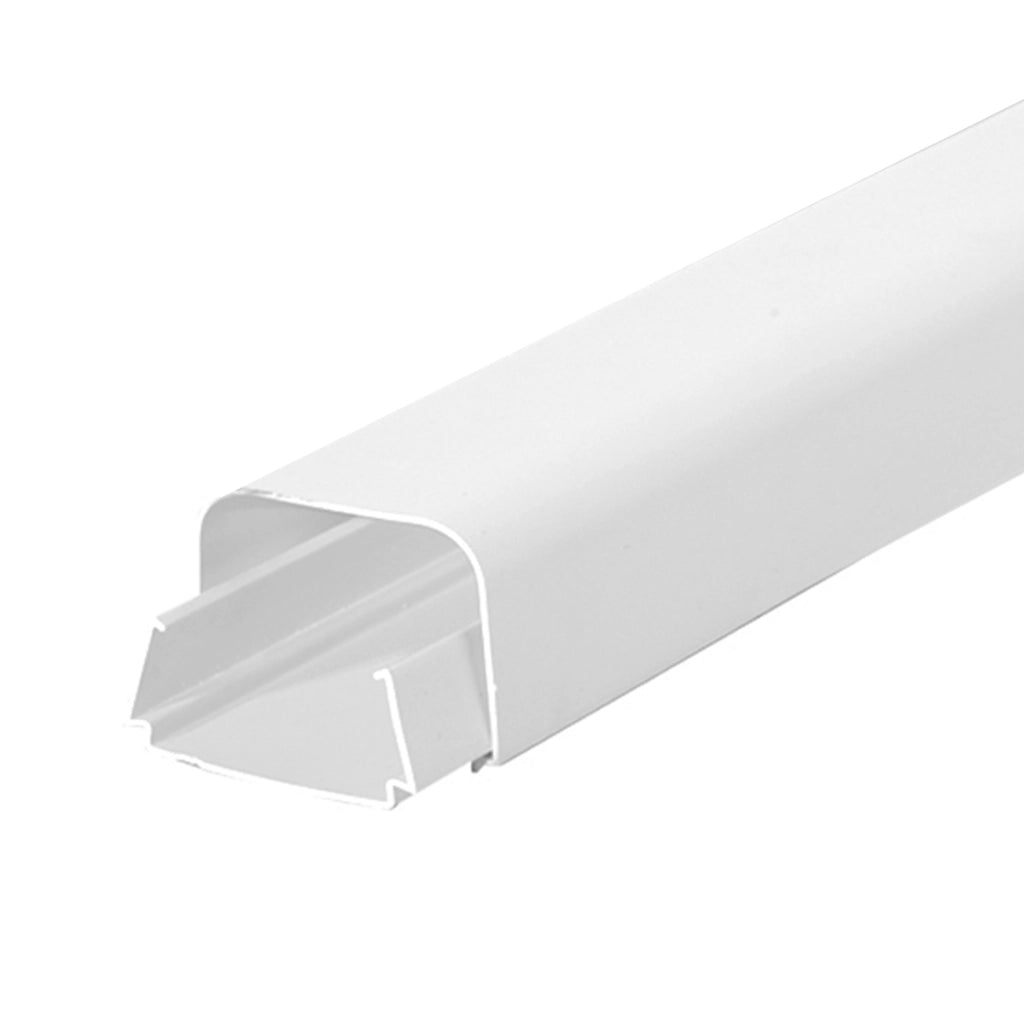 CANALINA IN PVC EURO-PLUS BARRA DA 2MT- 80 x 60 mm- VECAM- pezzi 1